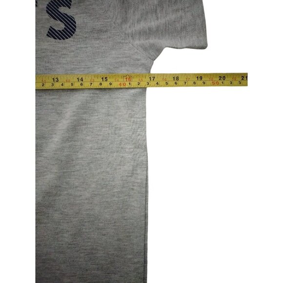 NFL Team Apparel Giants Football T-Shirt Youth Gray Short Sleeve, Size M(10/12) - Picture 8 of 9